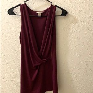 Banana republic dress tank top maroon size small